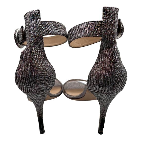 Gianvito Rossi Lurex Fabric Portofino Glitter Metallic Heels Multicolor Size 6 - Picture 6 of 16
